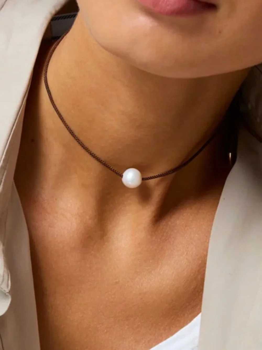 Roxanne Assoulin The Freshwater Pearl Tie Necklace
